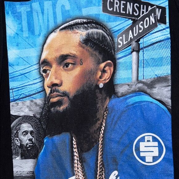 Shaka Wear NIPSEY HUSSLE T-shirt Crenshaw Slauson Hip Hop Rap Tank Top - Picture 4 of 10